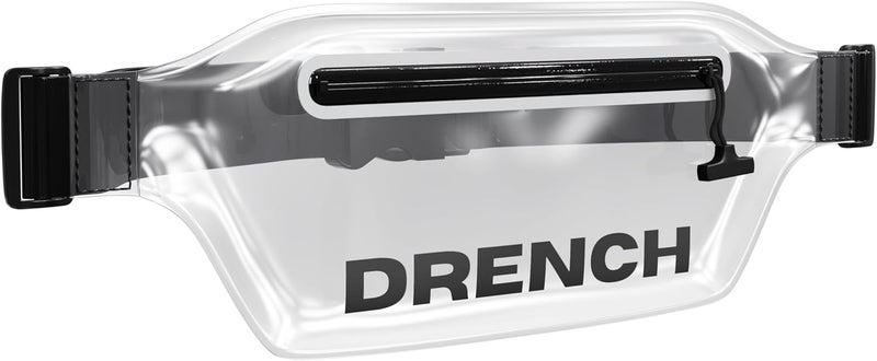 Drench Store 100% Waterproof Bag, Touchscreen Fanny pack, Transparent Cell Phone Case for Beach Essentials, IPX8 Underwater Pouches with Convertible Straps for Swimming and More, Fits iPhone Pro Max 15 SUP - Image 1